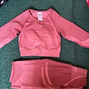 Like NEW. Gymshark leggings and Gymshark Top